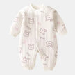 Baby Clothes Bodysuit&One Pieces Boys Girls Newborn Rompers Solid Color 100 Cotton 0-24M Long Sleeve Loungewear Outfit