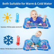 Inflatable Tummy Time Baby Play Mat Infants Water Cushion Early Education Interactive Baby Toys For Toddlers Sensory Development