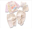 5 Pcs/set Newborn Baby 0-3 Month Clothing Set Babies T-Shirt Pants Hat Boy Girl Clothes Cotton Set
