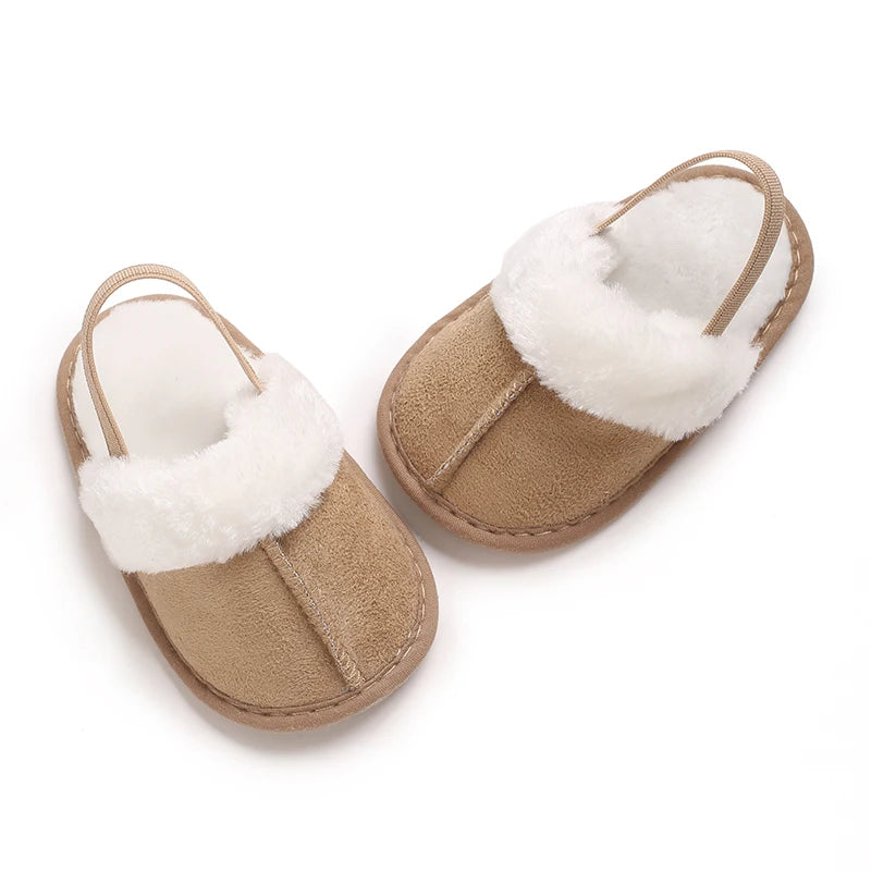 Cozy Plush Baby Slippers (0-18M)