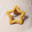 New star silicone teether Food Grade heart baby Teething toy
