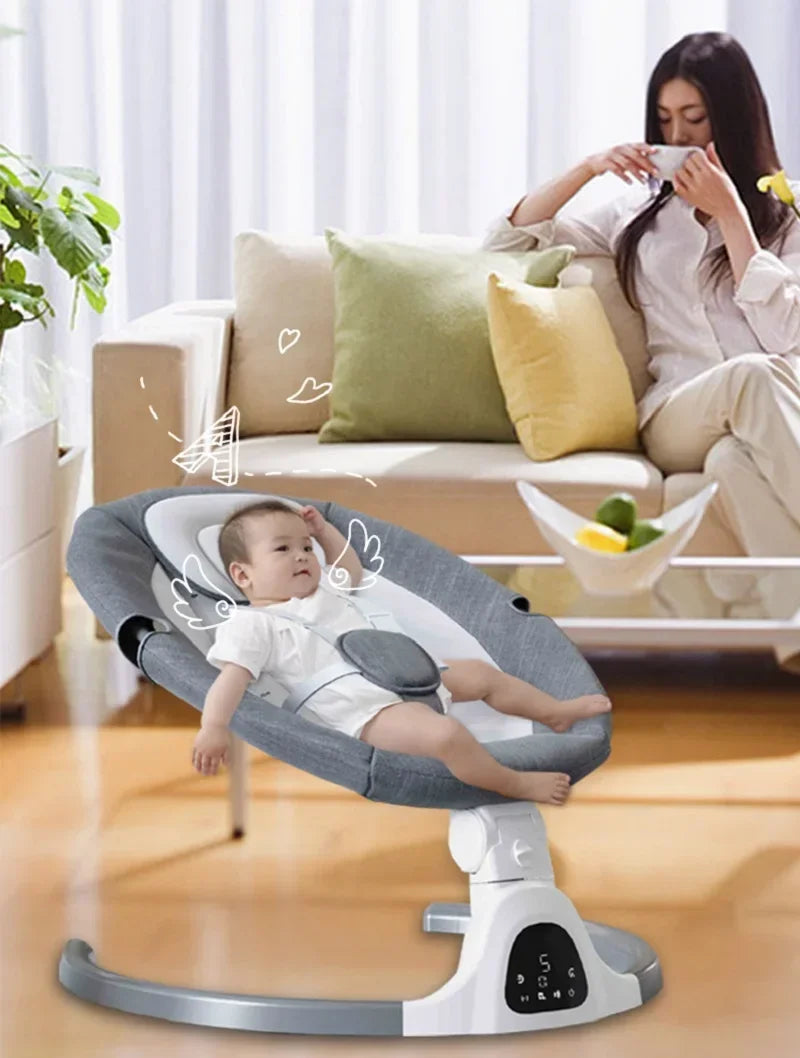 Multipurpose Electric Baby Sleep Rocking Chair Automatic Swing Infant Rocker Comfort Cradle Stroller Toys for Baby 0-3 Years Old
