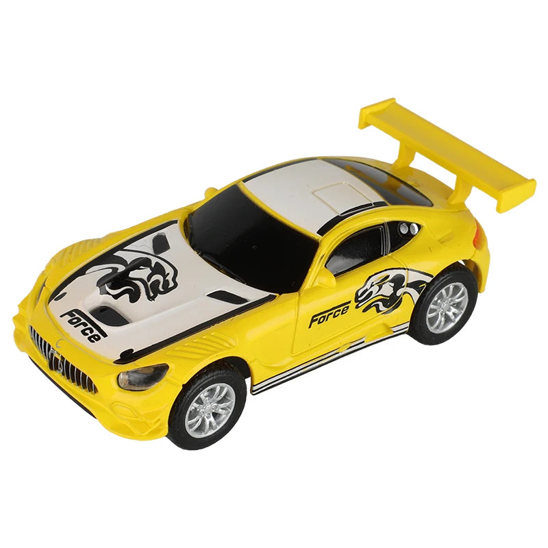 سيارة سباق تناظرية من طراز Carrera Go Scalextric بمقياس 1/64 (1:64) - سيارة سباق كهربائية عالية السرعة - لعبة سيارات سباق الشرطة