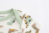 4Pieces Cotton Newborn Bodysuit Print Baby Girl Clothes 0-12M Cartoon Baby Boy Clothes Summer Short Sleeve Romper Bebes