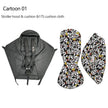 3pcs/set 175 Stroller Accessories Canopy Cover Seat Cushion Compatible With Babyzen YOYO  Cover Seat Mattress With Zipper Pocket