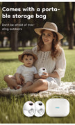 MAMIJOY 2PCS Wearable Electric Breast Pump 4 Modes＆36Suction Levels Silent Leak-Proof Hands Free Portable Breast Pumps EB50D