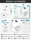 MAMIJOY Wearable Breast Pump 4 Modes & 36 Levels Portable Electric Breast Pumps Comfort Milk Collector Hands Free Low Niose EB46