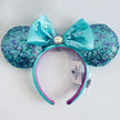 Disney Princess Headband Mickey Ear Rapunzel Snow White Sequin Bow Hair Hoop Gift Girl Accessories Halloween Gift Christmas Jack