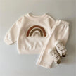 Two Piece Casual Autumn Infant Set Boys and Girls Casual Long Sleeve Top+Loose Pants Newborn Baby Clothing Set