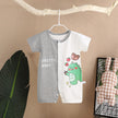 Infant Toddler Crawling Clothes Cotton Summer Boys Girls Thin Baby Short Sleeve Romper Children's Onesie