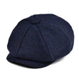 JANGOUL Small Size Baker Boy Cap Wool Blend Newsboy Caps Boy Girl Men Women Herringbone Flat Hat Driver Gatsby Hats Cabbies 001