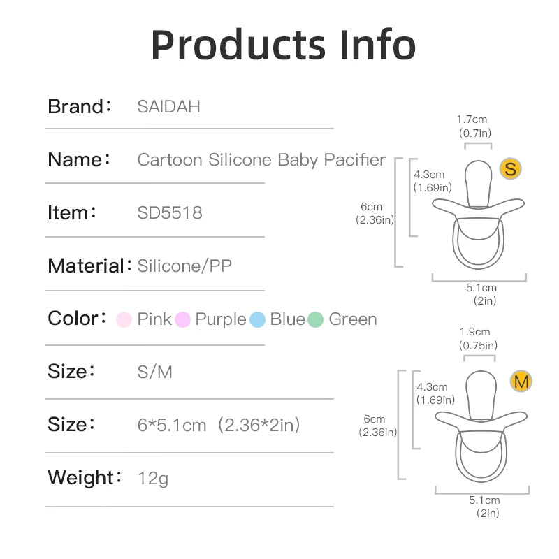 Butterfly Type Thumb Shape Toddlers Soothe Kids Newborn Baby Silicone Teething Pacifier