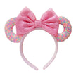 2025 New Style Mickey Minnie Ear Headband Sequin Bows Girl Adult Kids Halloween Party Cosplay Hair Accessories Princess Hairband