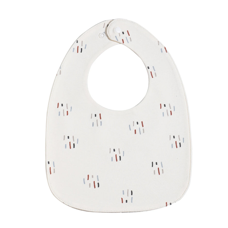 INSULAR Baby Bibs Newborn Cotton Soft Saliva Towel Infant Feeding Cloth Muslin Stuff Printing Pinny Waterproof U-shaped 3 Layers