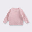 0-6T Newborn Baby Sweater Kid Boy Girl Winter Clothes Warm Thick Knit Pullover Top Infant Long Sleeve Basic Knitwear Outfit
