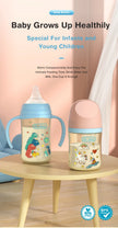 MAMIJOY 160/240ML PPSU Baby Bottle Double Handle Infant Drop-proof Baby Wide-caliber Milk Bottle Newborn Feeding Bottle BPA Free