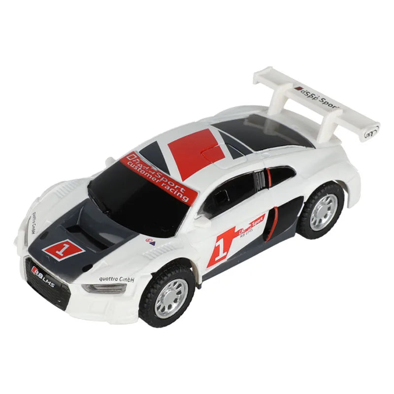 سيارة سباق تناظرية من طراز Carrera Go Scalextric بمقياس 1/64 (1:64) - سيارة سباق كهربائية عالية السرعة - لعبة سيارات سباق الشرطة