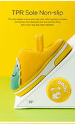 Boys Girls Winter Home Cotton Shoes Cartoon Dinosaur Embroidery Plush Slippers Back Wrap Soft Sole Non-slip Indoor Warm Shoes