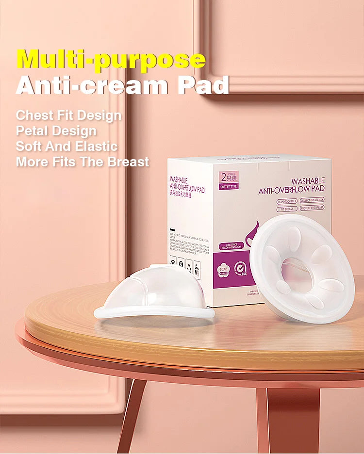 MAMIJOY MSB03 2pcs Wearable Milk Saver for Breastfeeding Manual Breastmilk Collector Silicone Breast Shell  Milk Collection Cup