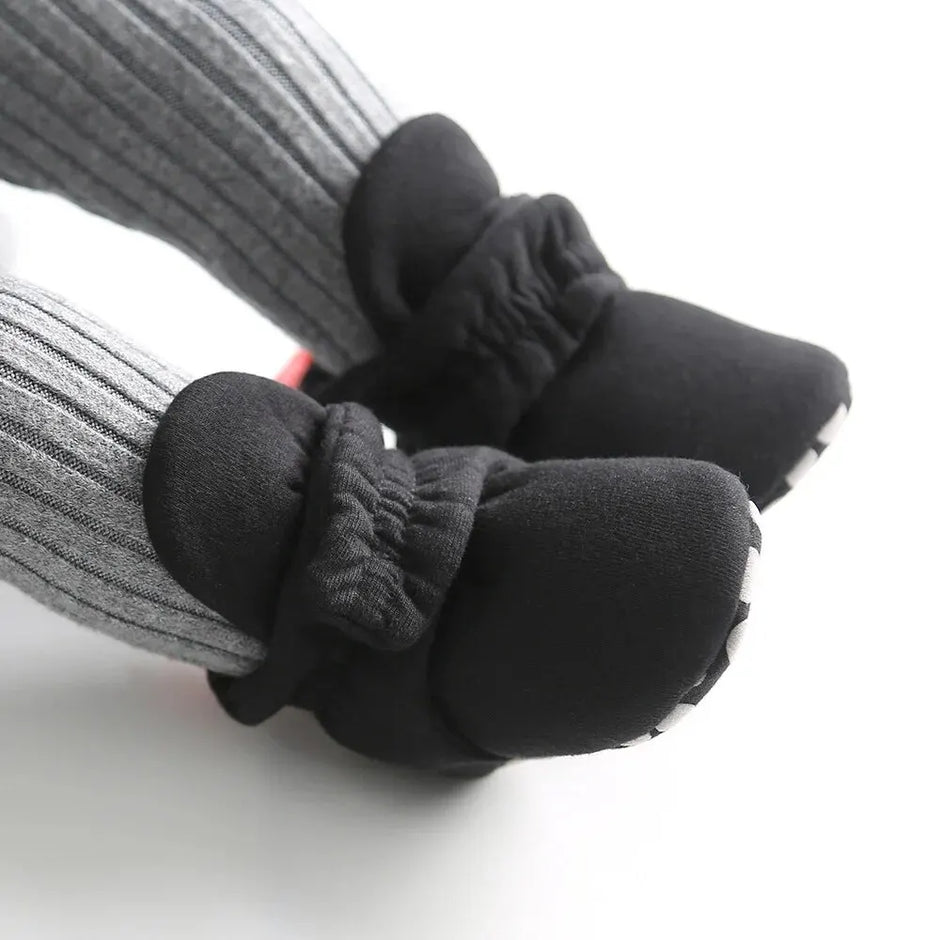 Meckior New Baby Socks Shoes Star Toddler First Walkers Booties Cotton Comfort Soft Anti-slip Warm Infant Baby Boy Girl Shoes