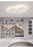 AuroraRealm Children's Bedroom LED Ceiling Lamp Creative White Cloud Boy Girl Study Fixture Lustre Home Decor Living Room Lights