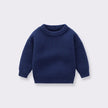 0-6T Newborn Baby Sweater Kid Boy Girl Winter Clothes Warm Thick Knit Pullover Top Infant Long Sleeve Basic Knitwear Outfit