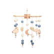 Baby Crib Mobile Bed Bell Rattle Toys Wooden Crochet Stars Pendant Bed Bell Toys Newborn Comfort Crib Bracket Hanging Toys Gifts