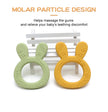 New Baby Teether carrot bunny Shape Silicone Teether Teething Toy Kids Sensory Educational teething Toy