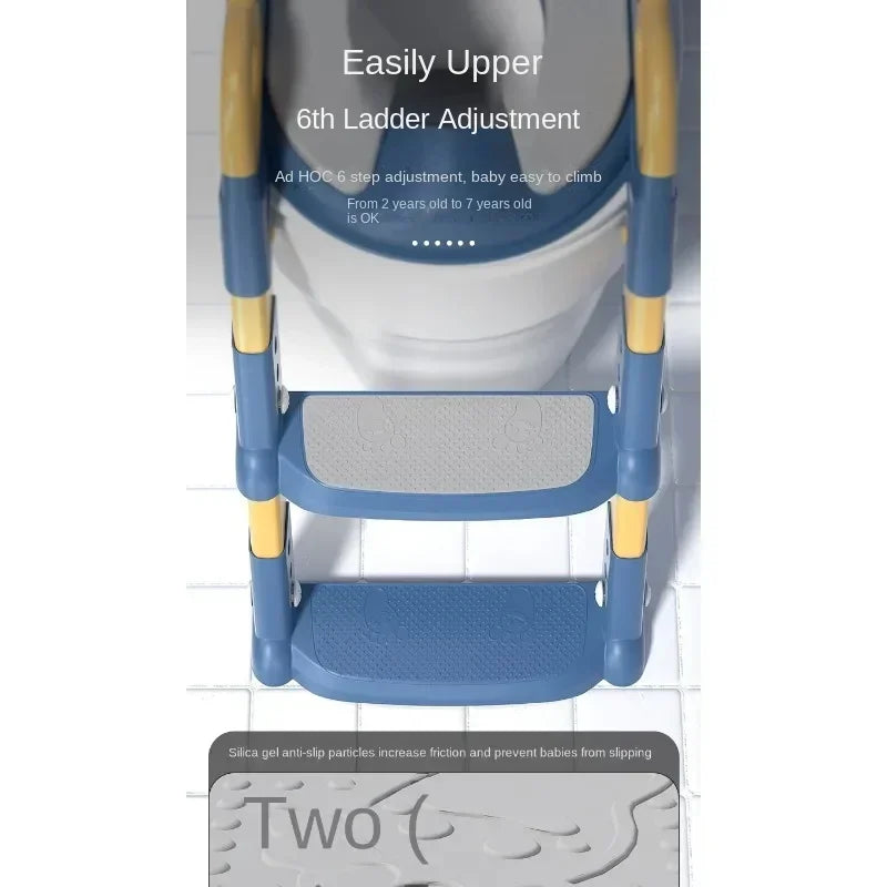 New Stepped Children's Toilet Foldable Foot Stool Multi-functional Toilet Boy Girl Baby Toilet Training Potty Ladder for Kids
