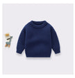 0-6T Newborn Baby Sweater Kid Boy Girl Winter Clothes Warm Thick Knit Pullover Top Infant Long Sleeve Basic Knitwear Outfit