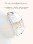 Portable Breast Pump Hands Free Wireless Wearable Electric Breast Pump BPA Free 4 Modes 12 Levels Silicone with LED Display