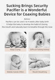 Cartoon Pattern Thumb Shape Toddlers Soothe Kids Newborn Baby Silicone Teething Pacifier