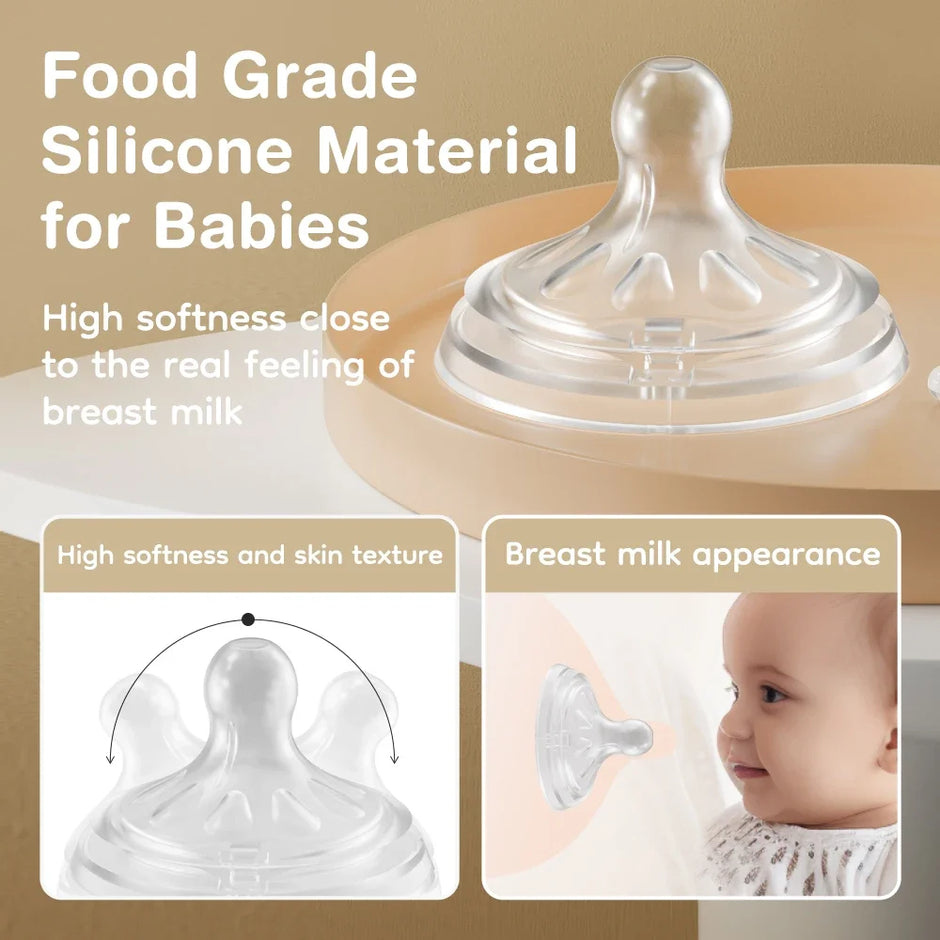 2025 New 150/240/330ML Anti-Choke Baby Bottle Newborn PP Bottles Anti-flatulence Milk Feeding Bottles Infant BPA Free