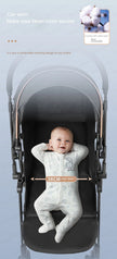 Baby Carriage,Bi-directional ultra lightweight foldable high landscape four wheel shock absorber baby stroller,baby cart