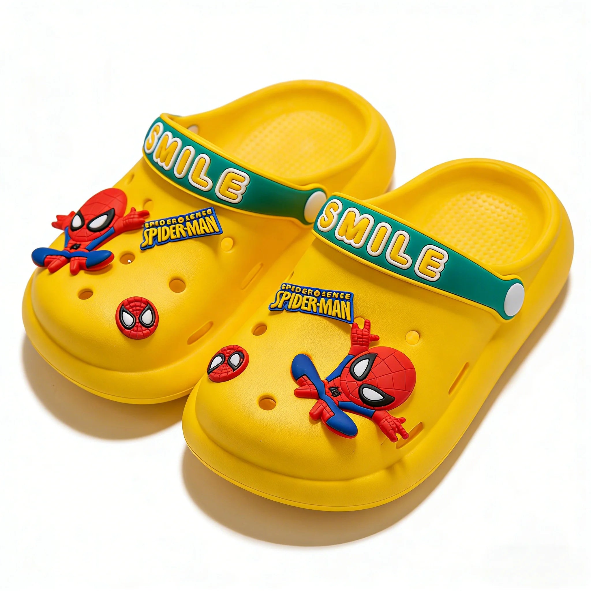 Kids Girls Baby Sandals Summer Slippers Boys Home Shoes Cartoon Spiderman Indoor Beach Sandals Children Bath Slipper Toddler