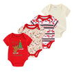 4Pieces Cotton Newborn Bodysuit Print Baby Girl Clothes 0-12M Cartoon Baby Boy Clothes Summer Short Sleeve Romper Bebes