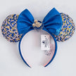 Disney Princess Headband Mickey Ear Rapunzel Snow White Sequin Bow Hair Hoop Gift Girl Accessories Halloween Gift Christmas Jack
