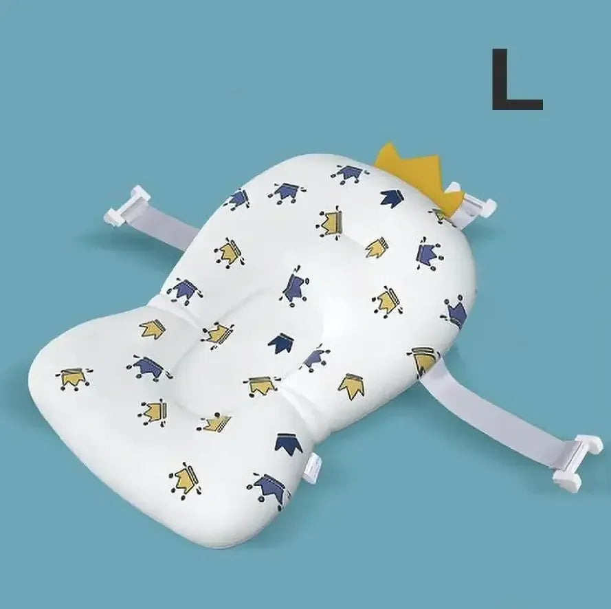 Adjustable Bath Tub Shower Cushion Newborn Support Seat Mat Baby Bath Seat Floating Water Pad Portable Foldable Baby Bathtub Pad
