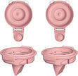 M9 Full Set Breast Replacement Part for Momcozy Upgraded Mobile Flow | Upgraded M9,  24mm Flange, Red Valve, Red Diaphragm