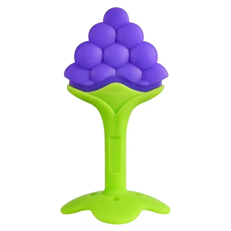 Teething Baby Toy Silicone Teether for Teeth Babies Accessories Newborn Fruit Sucking Chew Toys For Newborn Baby BPA-Fre Gift