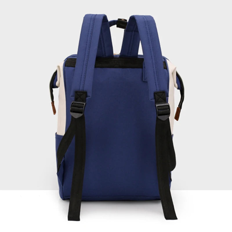 Large Capacity Canvas Mummy Bag Multifunctional Baby Bottle Thermal Insulation Travel Storage Bag Fashion Mummy Bag Hanging Bag