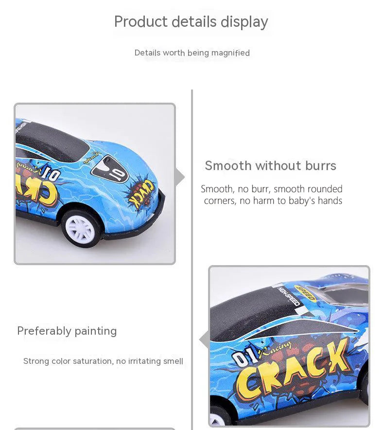 60/120Pcs Alloy Racing Cars Rebound Car Multiple Alloy Car Ornament Collectibles Children'S Toys Birthday Gift 2023 New