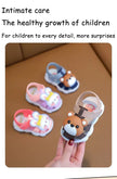 High Quality Comfortable Breathable Baby Children Outdoor Sandals Simple Versatile Cute Cartoon Boys Girls Infants Walking Shoes
