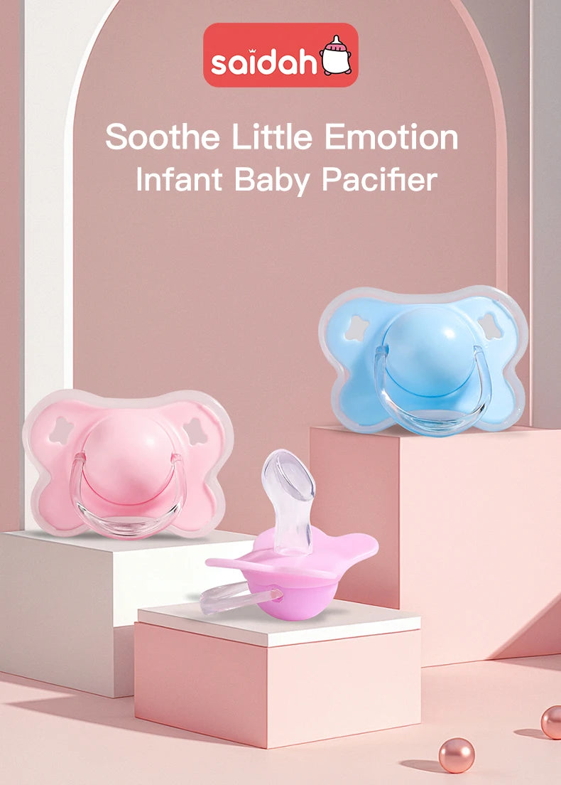 Butterfly Type Thumb Shape Toddlers Soothe Kids Newborn Baby Silicone Teething Pacifier