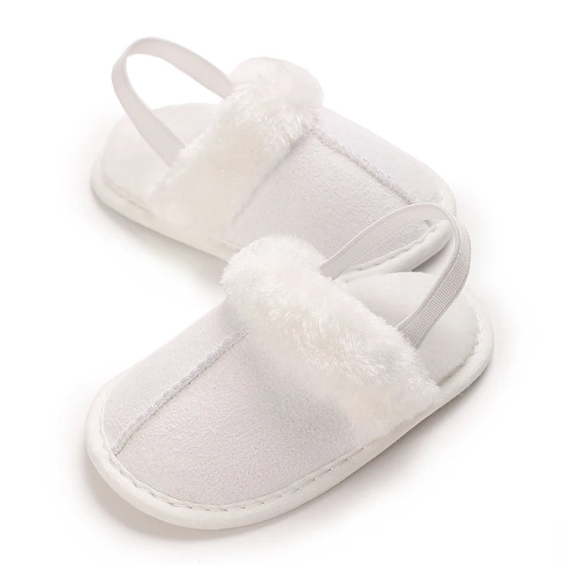 Cozy Plush Baby Slippers (0-18M)