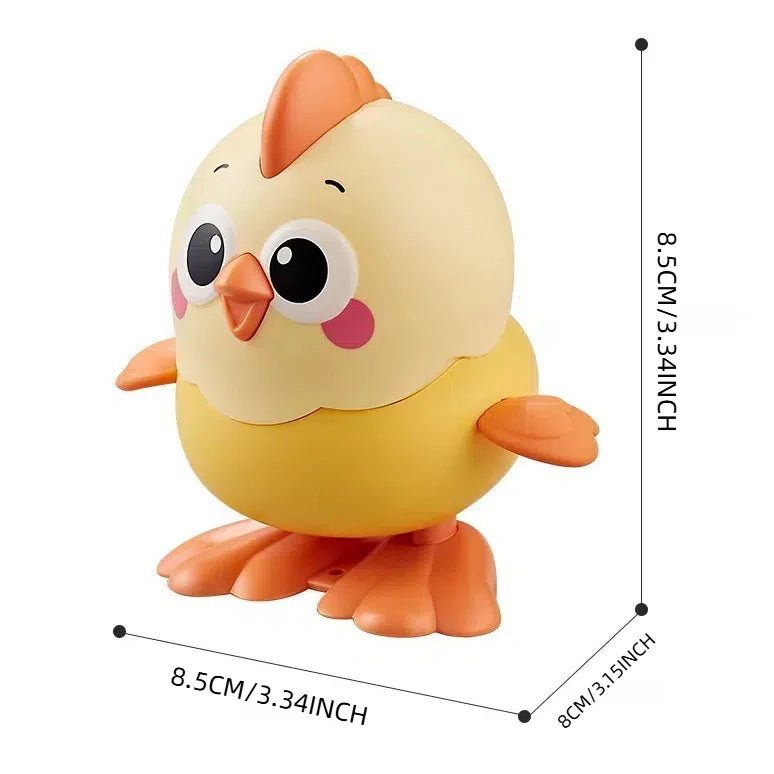 Funny Colorful Chick Reptile Clockwork Crawling Toy Rocky Swing Wind up Toy