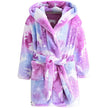 Pink Princess Bath Robe for Girls 3 4 5 6 7 8 9 10 11 12 Years Unicorn Kids Bath Towel Robe Kigurumi Winter Baby Girls Bathrobe