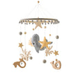 Baby Wooden Bedbell Bracket 0-12 Months Bed Bell Bracket Wooden Mobile Newborn Crochet Bed Bell Hanging Toys Newbaby Rattle Toys