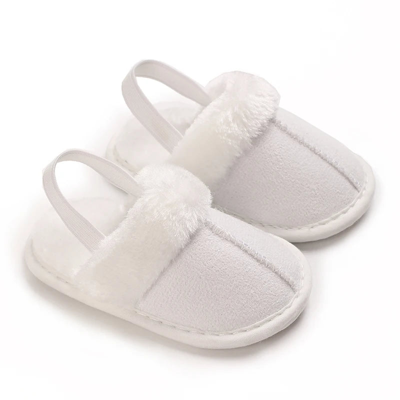 Cozy Plush Baby Slippers (0-18M)