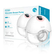 MAMIJOY Wearable Breast Pump 4 Modes & 36 Levels Portable Electric Breast Pumps Comfort Milk Collector Hands Free Low Niose EB46